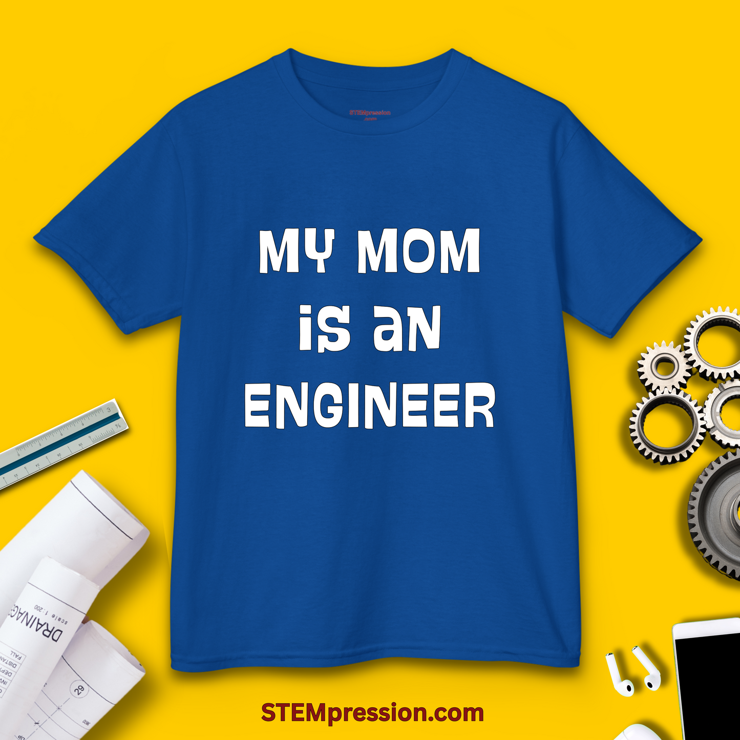 My Mom Is an Engineer - Kids Cotton Tee