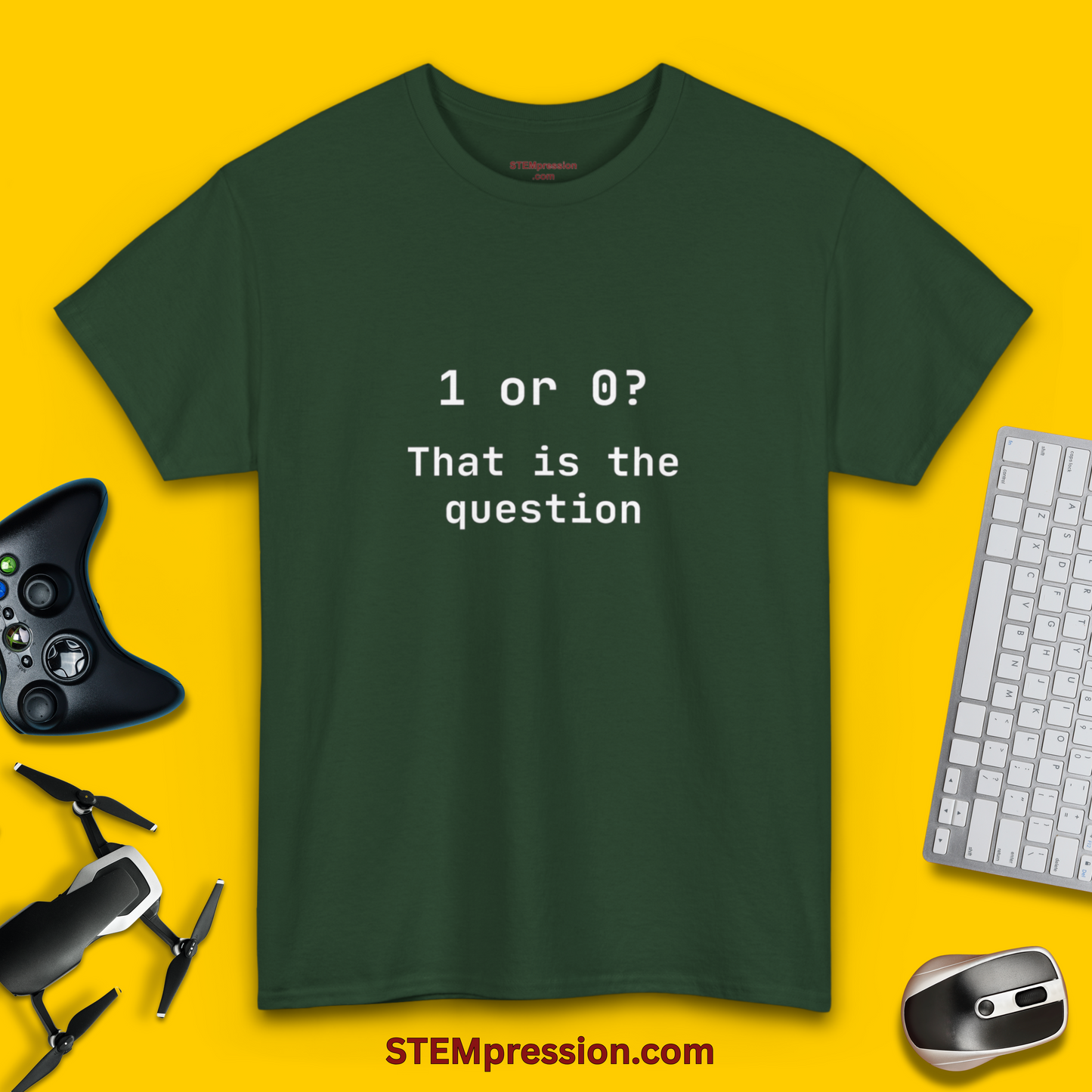 One or Zero? That is the Question - Unisex Cotton Tee