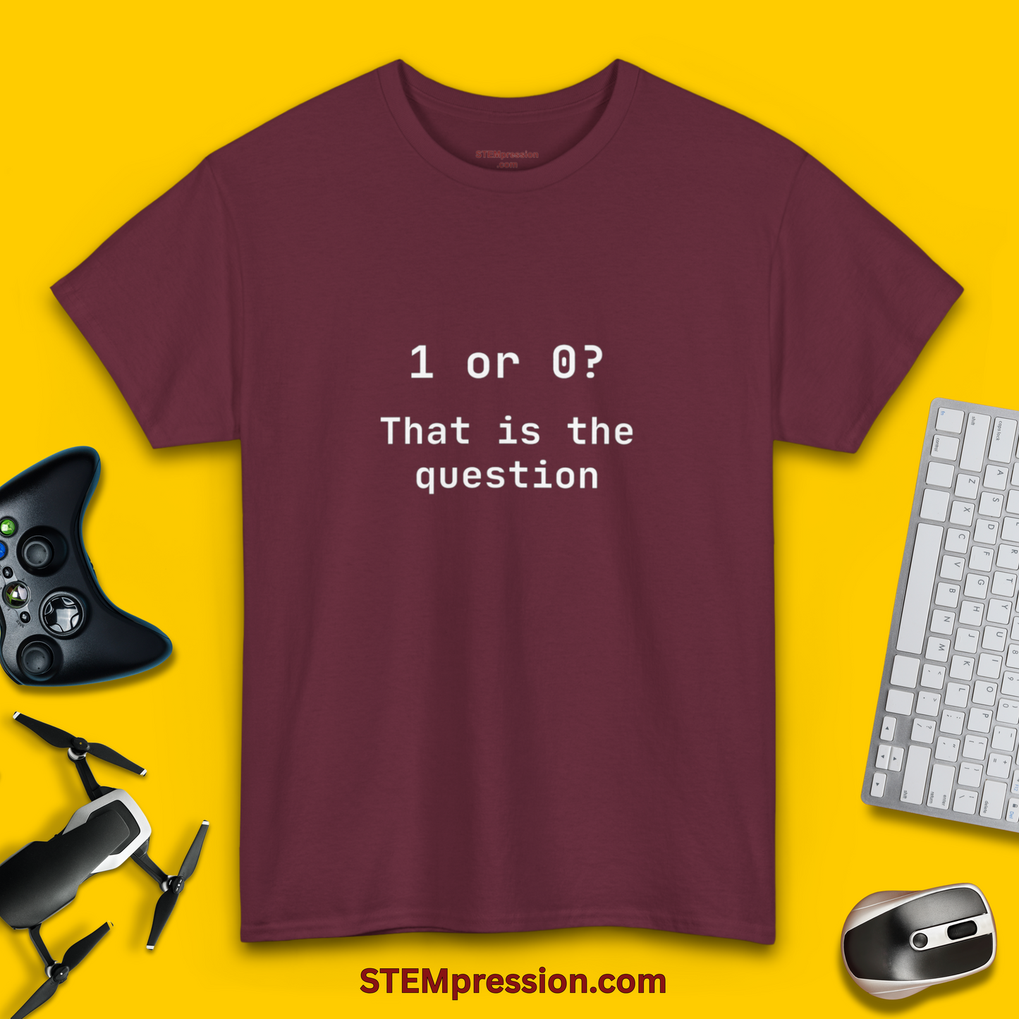 One or Zero? That is the Question - Unisex Cotton Tee