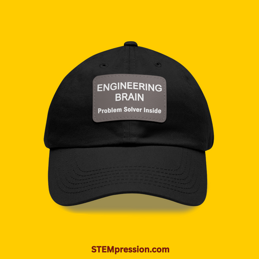 Engineering Brain: Problem Solver Inside - Classic Cap w/ Leather Patch