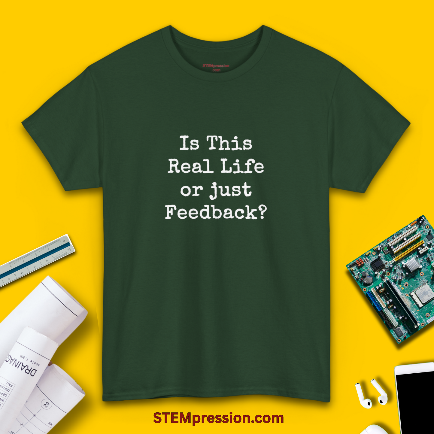 Is This Real Life or Just Feedback? - Unisex Cotton Tee
