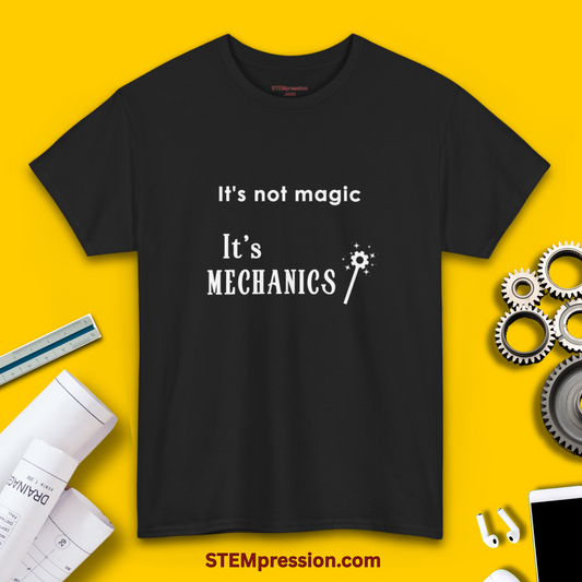 It's Not Magic It's Mechanics - Unisex Cotton Tee