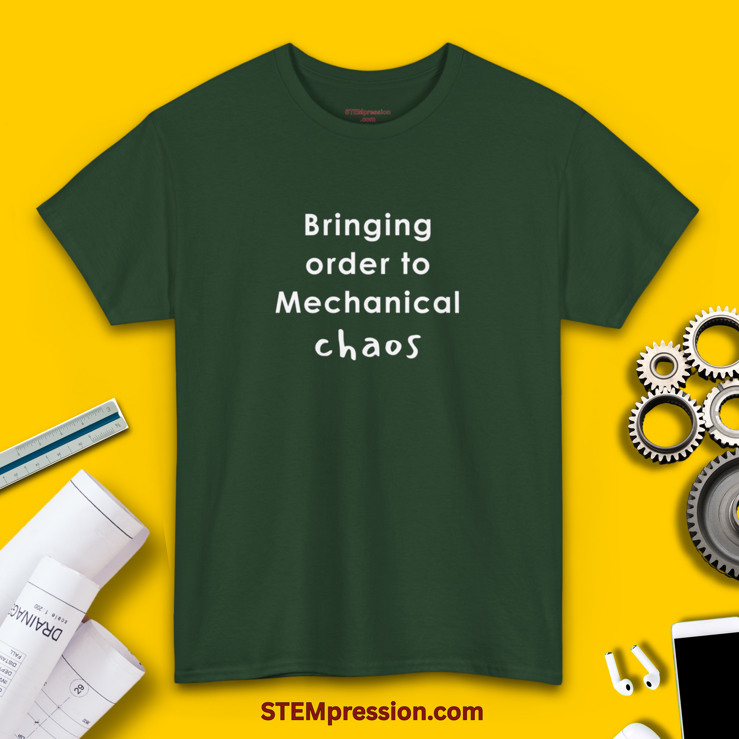 Bringing Order to Mechanical Chaos - Unisex Cotton Tee