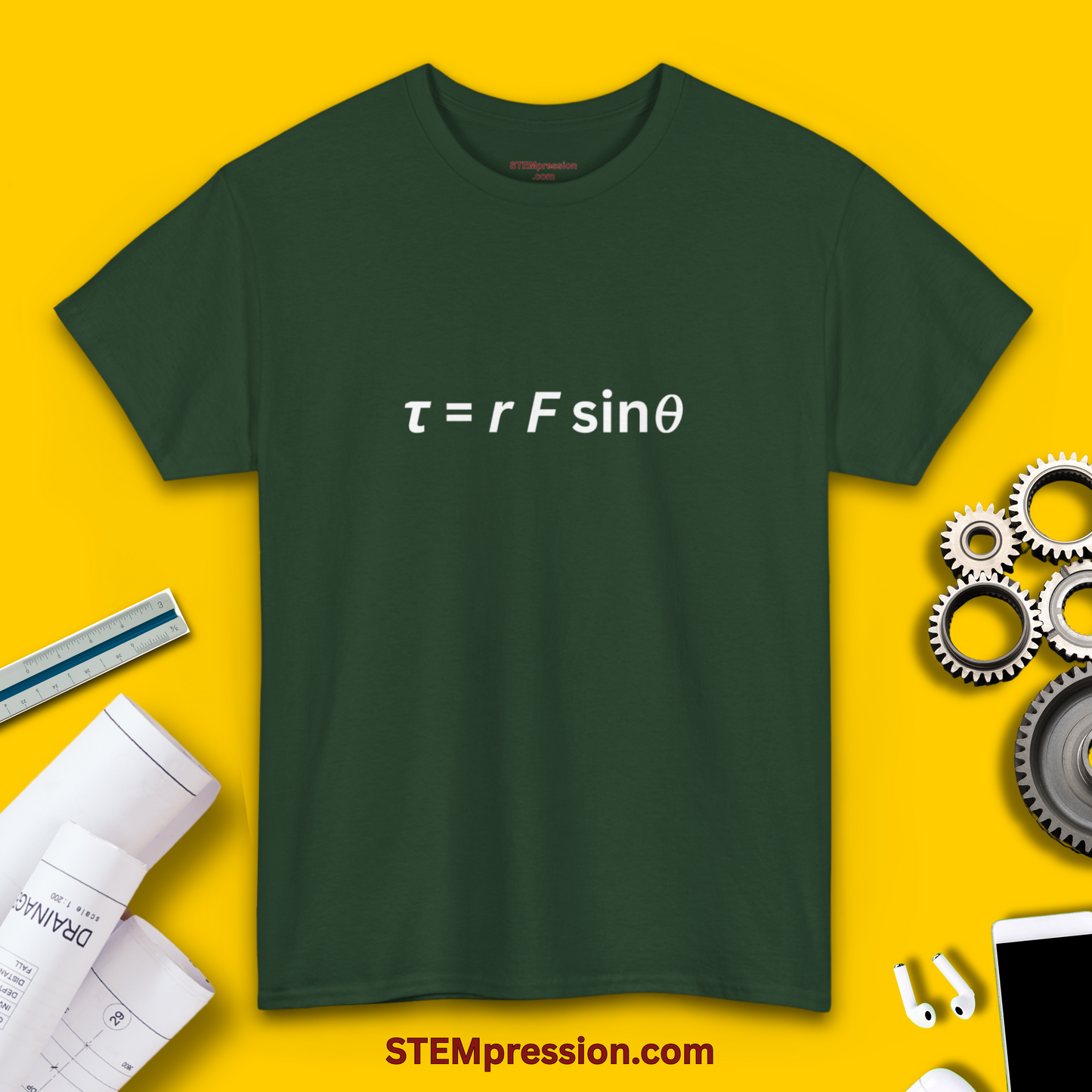 Torque Equation - Unisex Cotton Tee