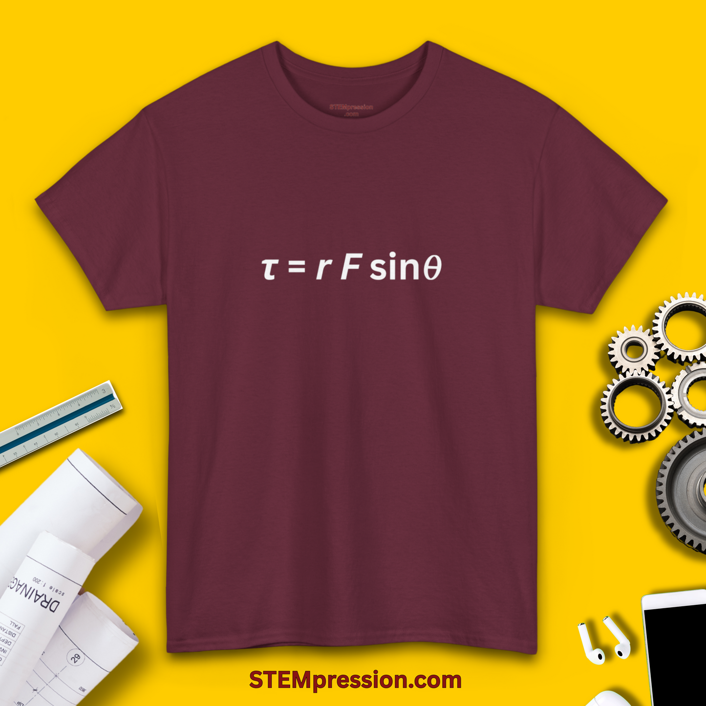 Torque Equation - Unisex Cotton Tee