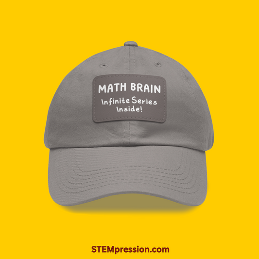 Math Brain: Infinite Series Inside - Classic Cap w/ Leather Patch