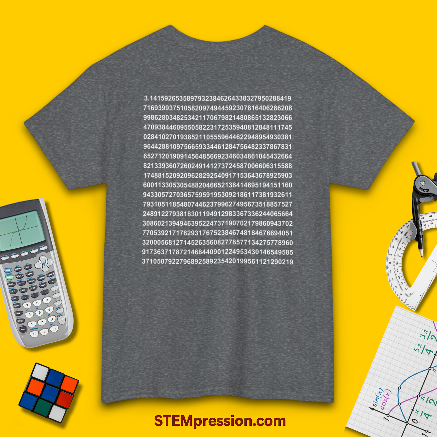 Pi Numerical Value - Unisex Cotton Tee