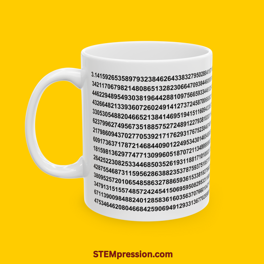 Pi Numerical Value - Ceramic Mug 11oz, 15oz