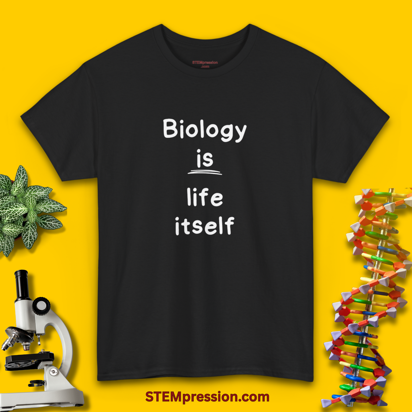 Biology Is Life Itself - Unisex Cotton Tee