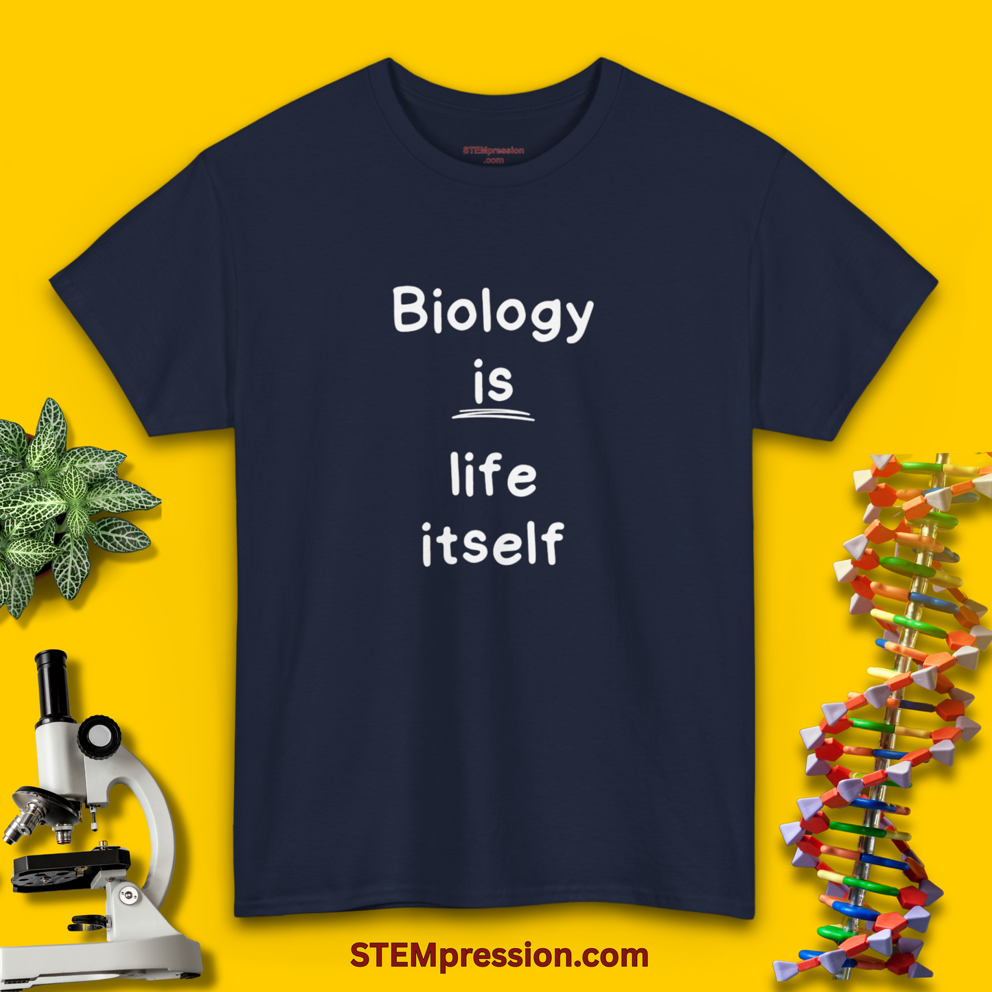 Biology Is Life Itself - Unisex Cotton Tee