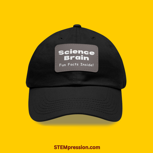 Science Brain: Fun Facts Inside - Classic Cap w/ Leather Patch