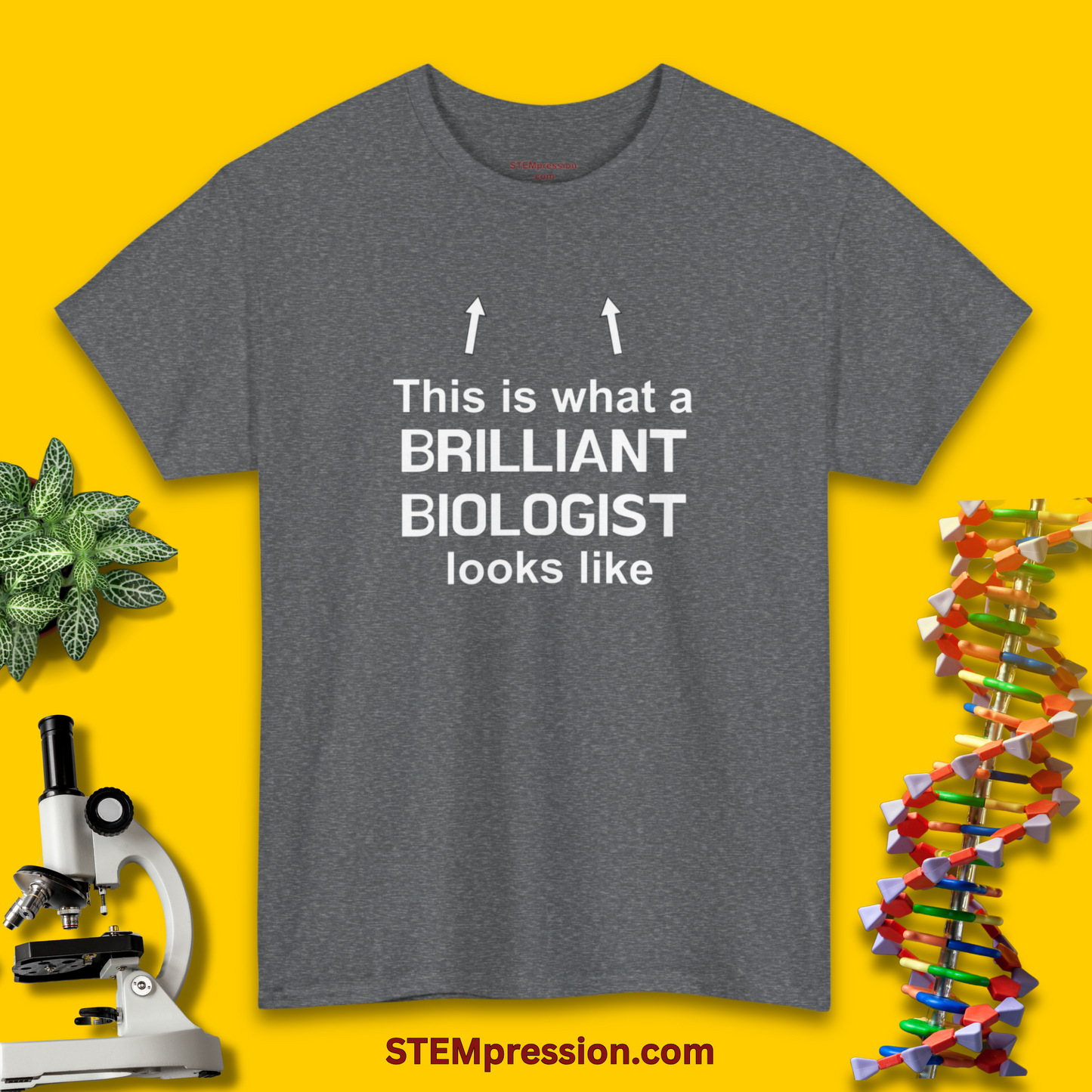 This Is What a Brilliant Biologist Looks Like - Unisex Cotton Tee