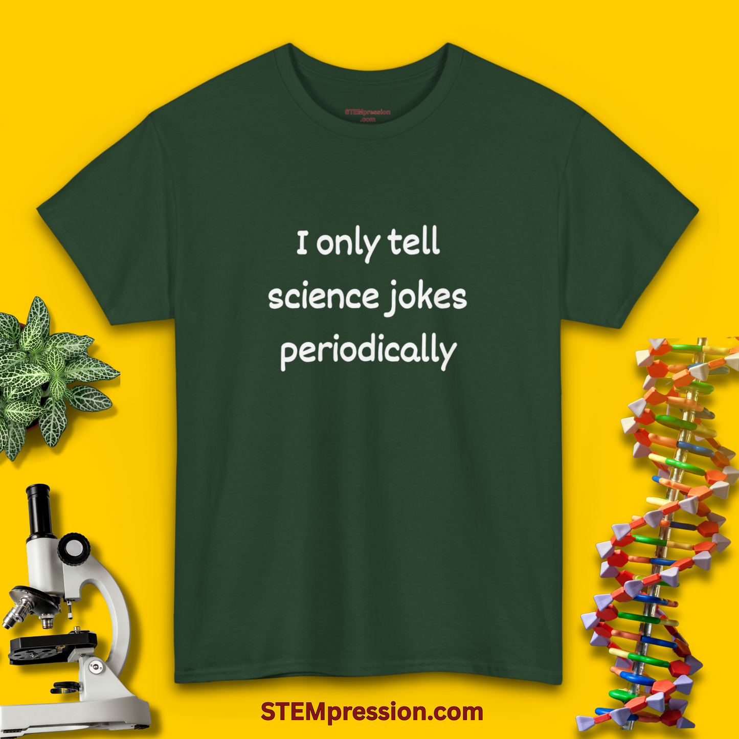 I Only Tell Science Jokes Periodically - Unisex Cotton Tee