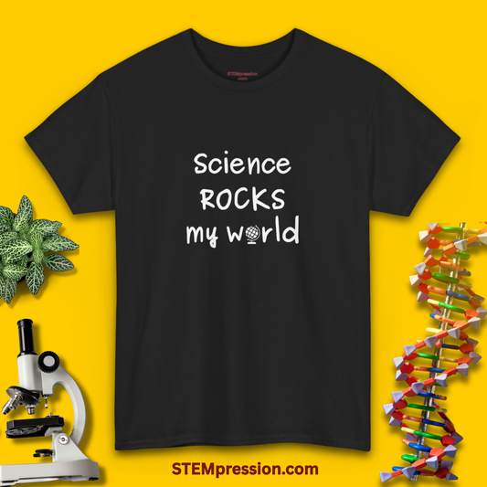 Science Rocks My World - Unisex Cotton Tee
