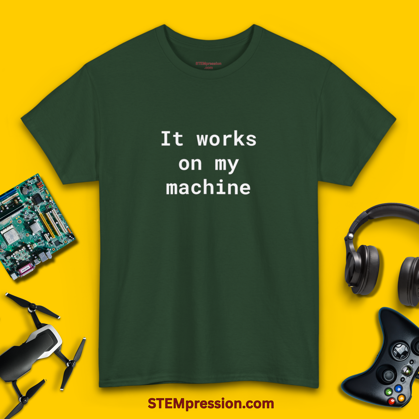 It Works on My Machine - Unisex Cotton Tee