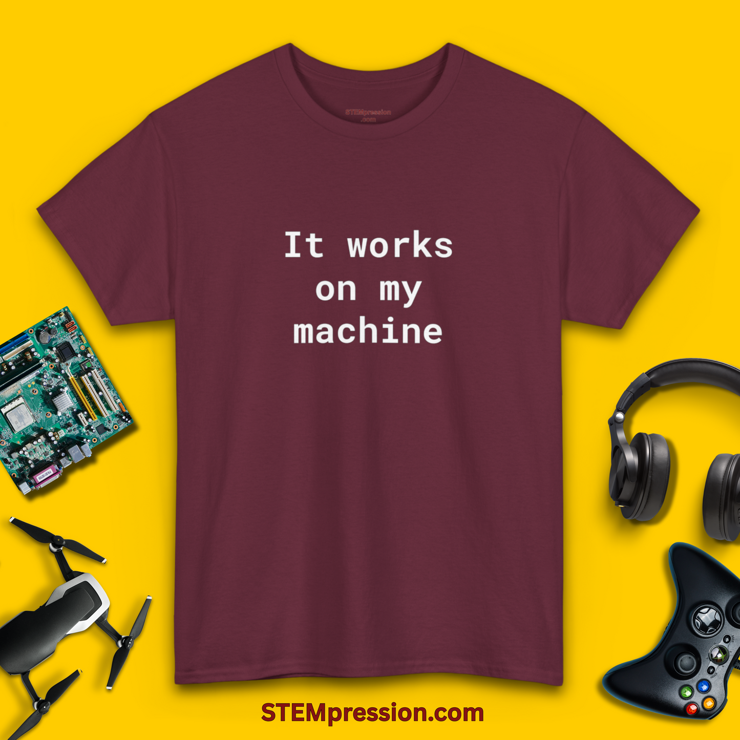 It Works on My Machine - Unisex Cotton Tee