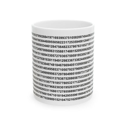 Pi Numerical Value - Ceramic Mug 11oz, 15oz