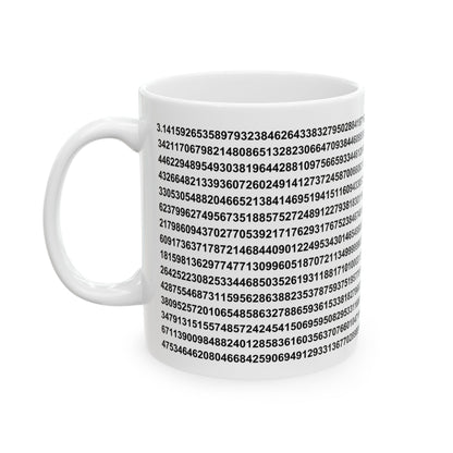 Pi Numerical Value - Ceramic Mug 11oz, 15oz