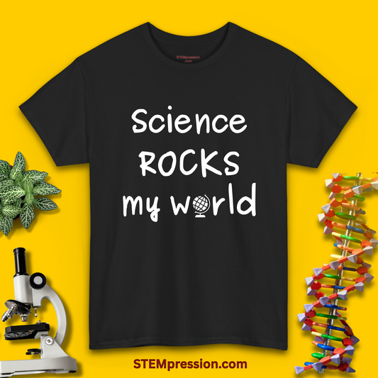 Science Rocks My World - Unisex Cotton Tee