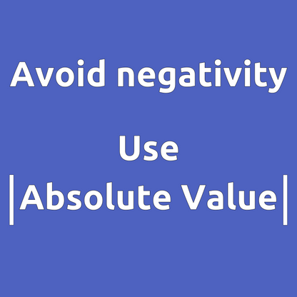 Avoid Negativity Use Absolute Value - Kids Cotton Tee