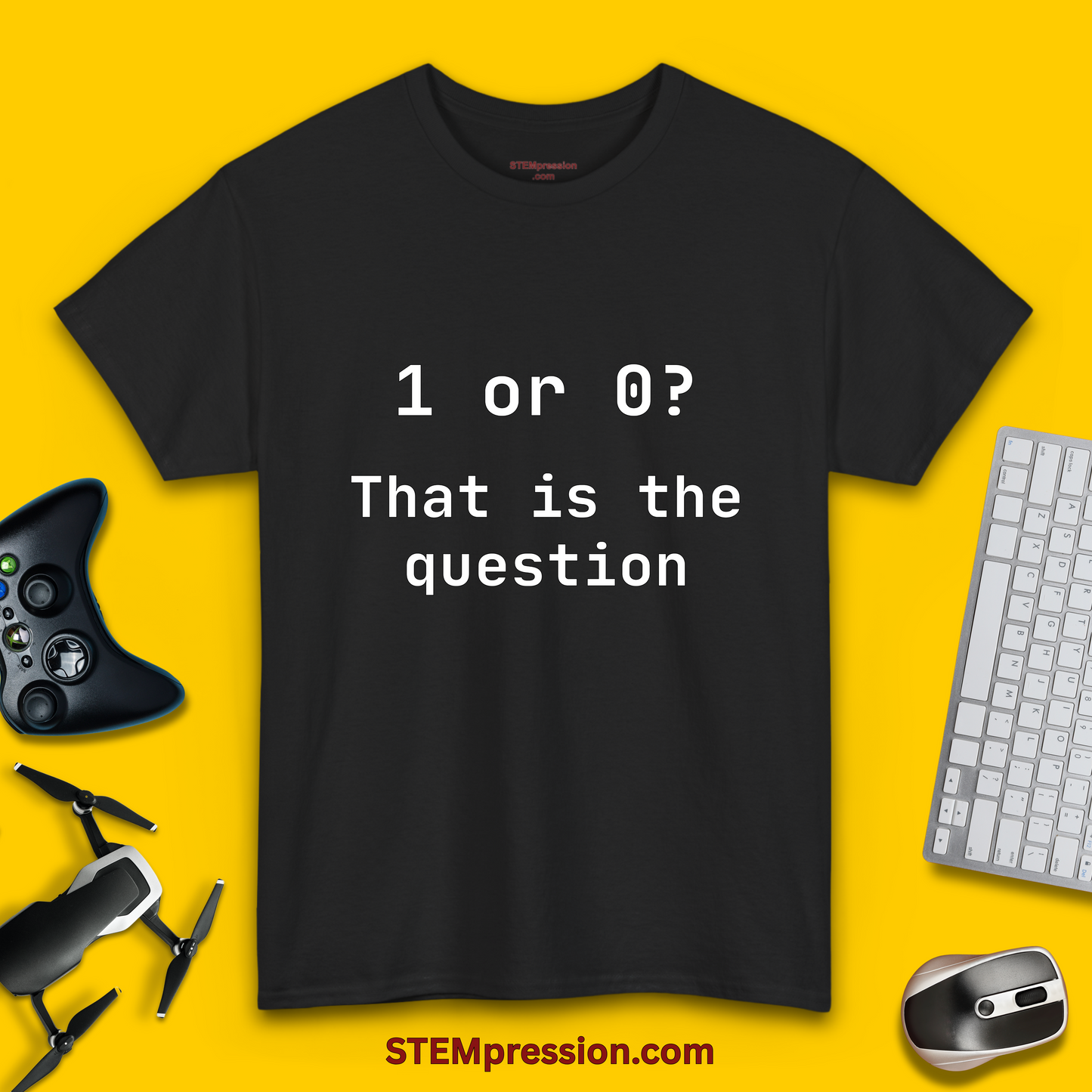 One or Zero?  That is the Question  - Unisex Cotton Tee