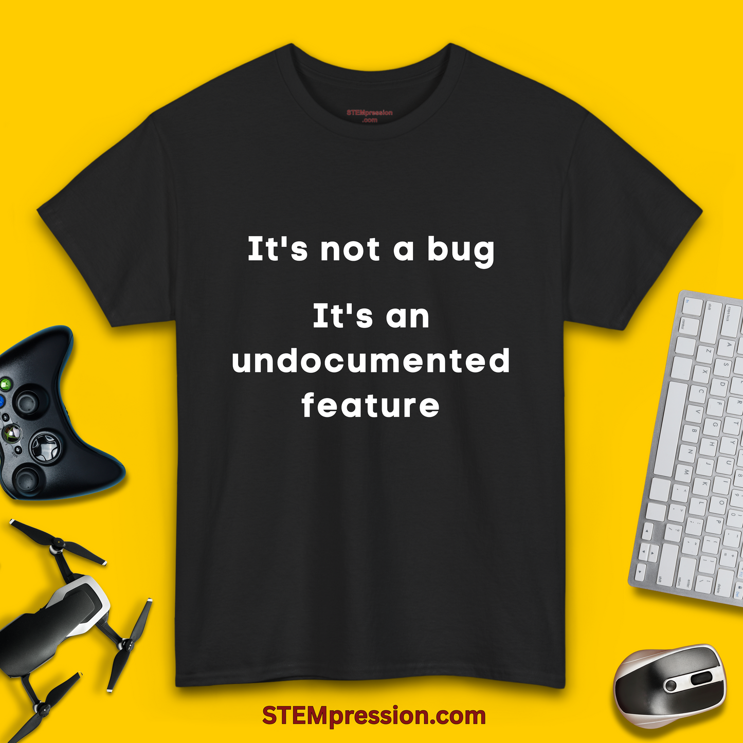 It's Not a Bug It's an Undocumented Feature - Unisex Cotton Tee