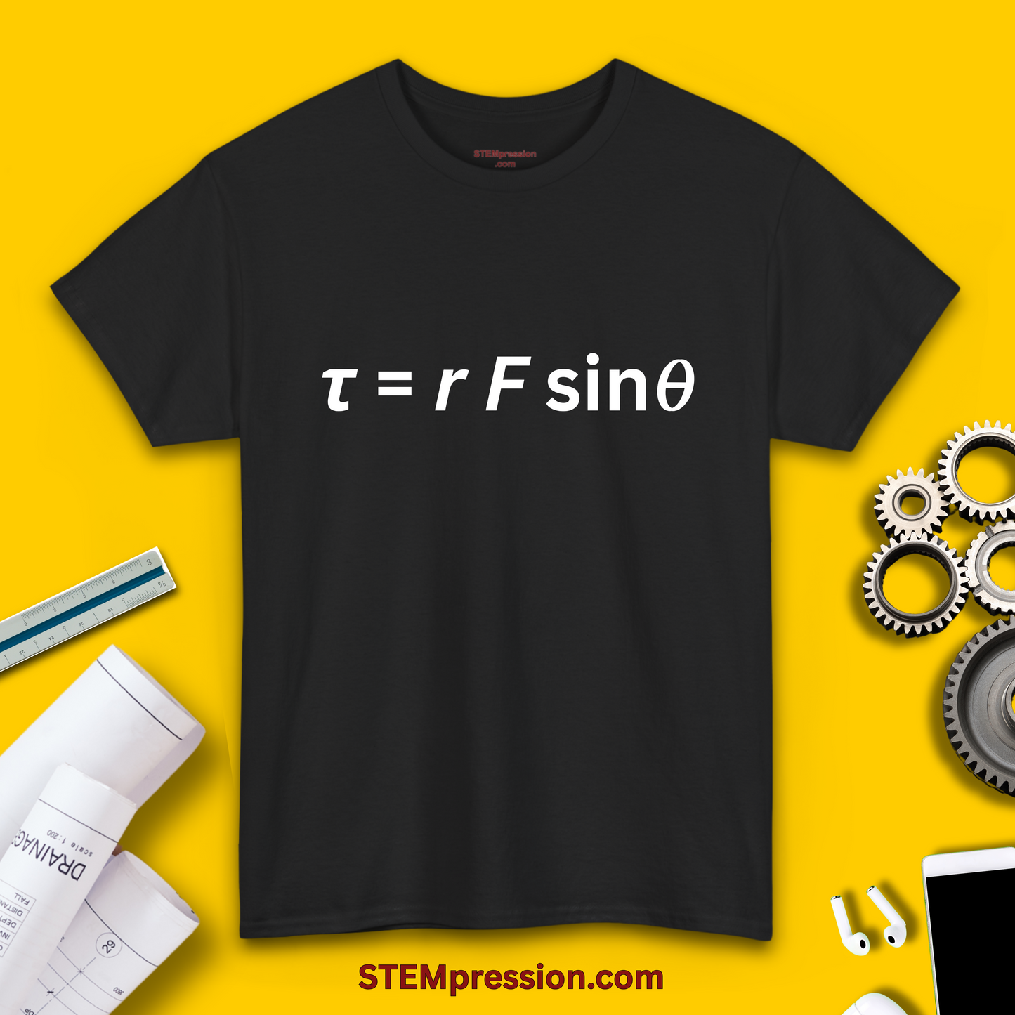 Torque Equation - Unisex Cotton Tee