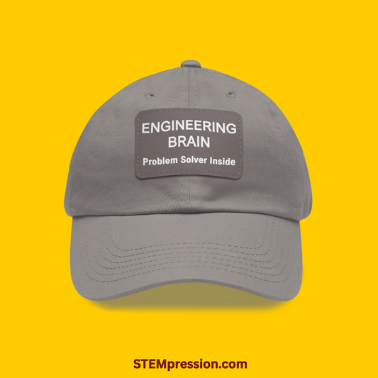 Engineering Brain: Problem Solver Inside - Classic Cap w/ Leather Patch