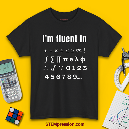 I'm Fluent in Math - Unisex Cotton Tee