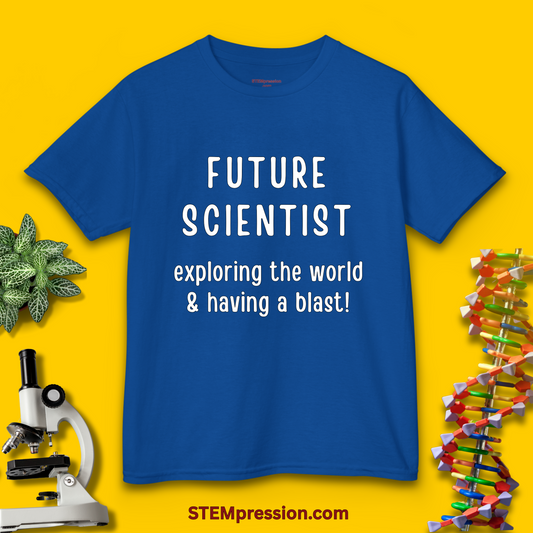 Future Scientist Exploring The World - Kids Cotton Tee