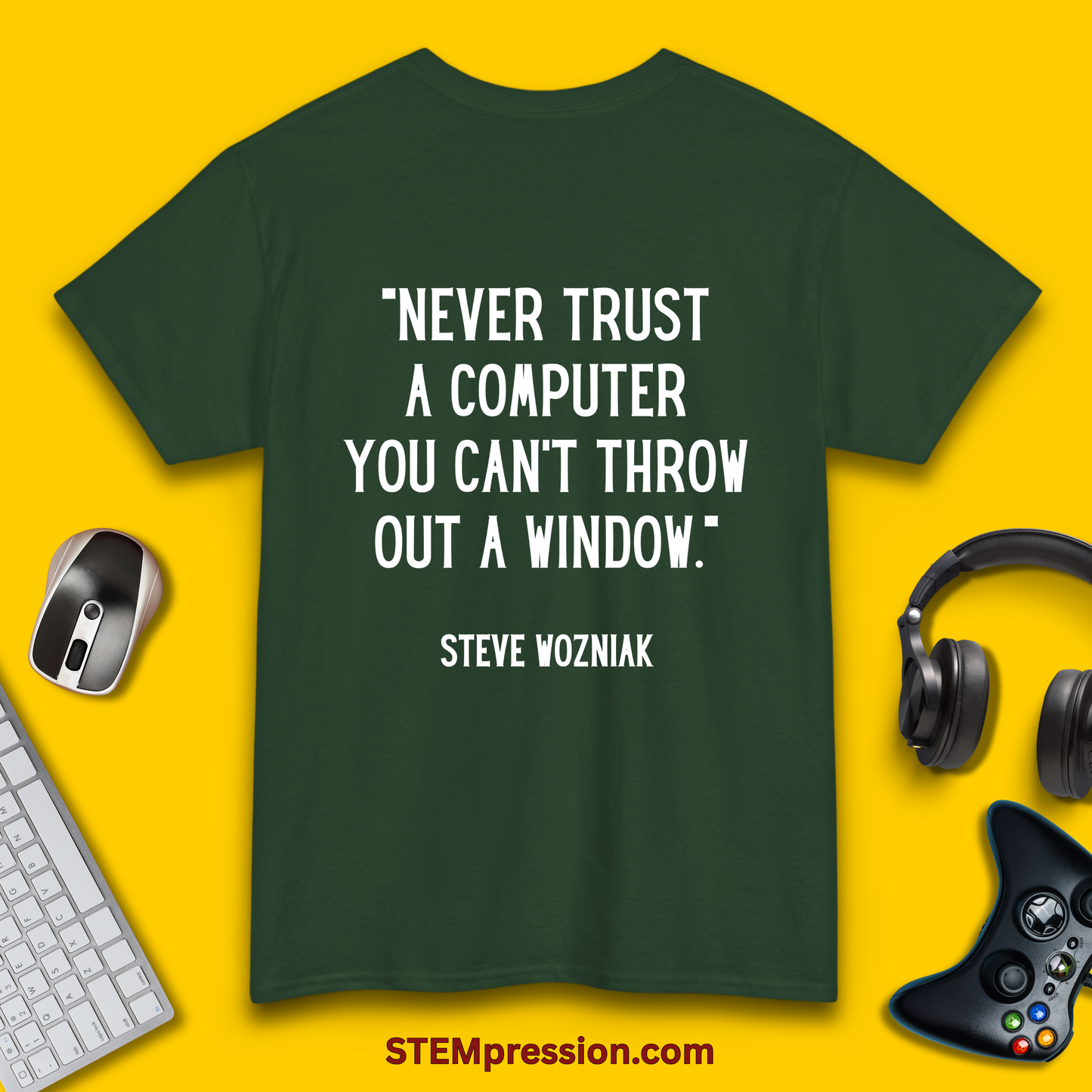 Never Trust A Computer - Unisex Cotton Tee