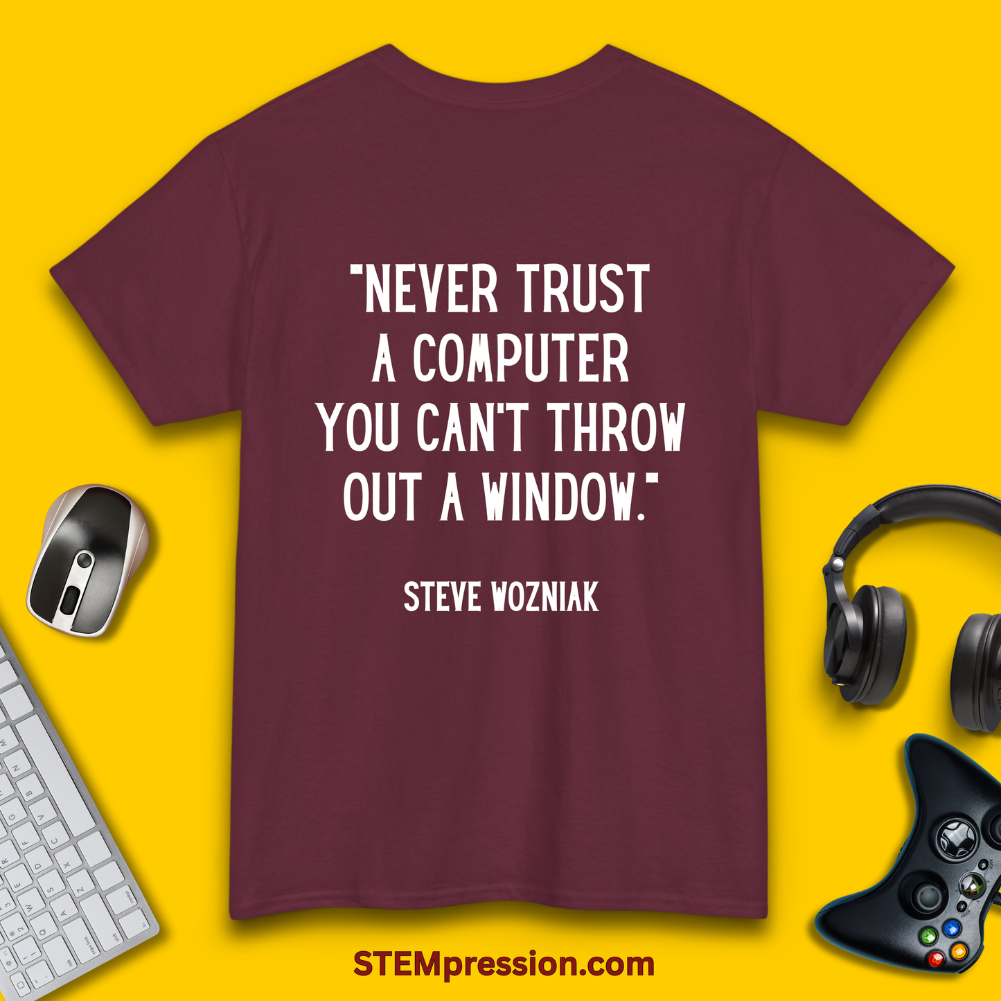 Never Trust A Computer - Unisex Cotton Tee