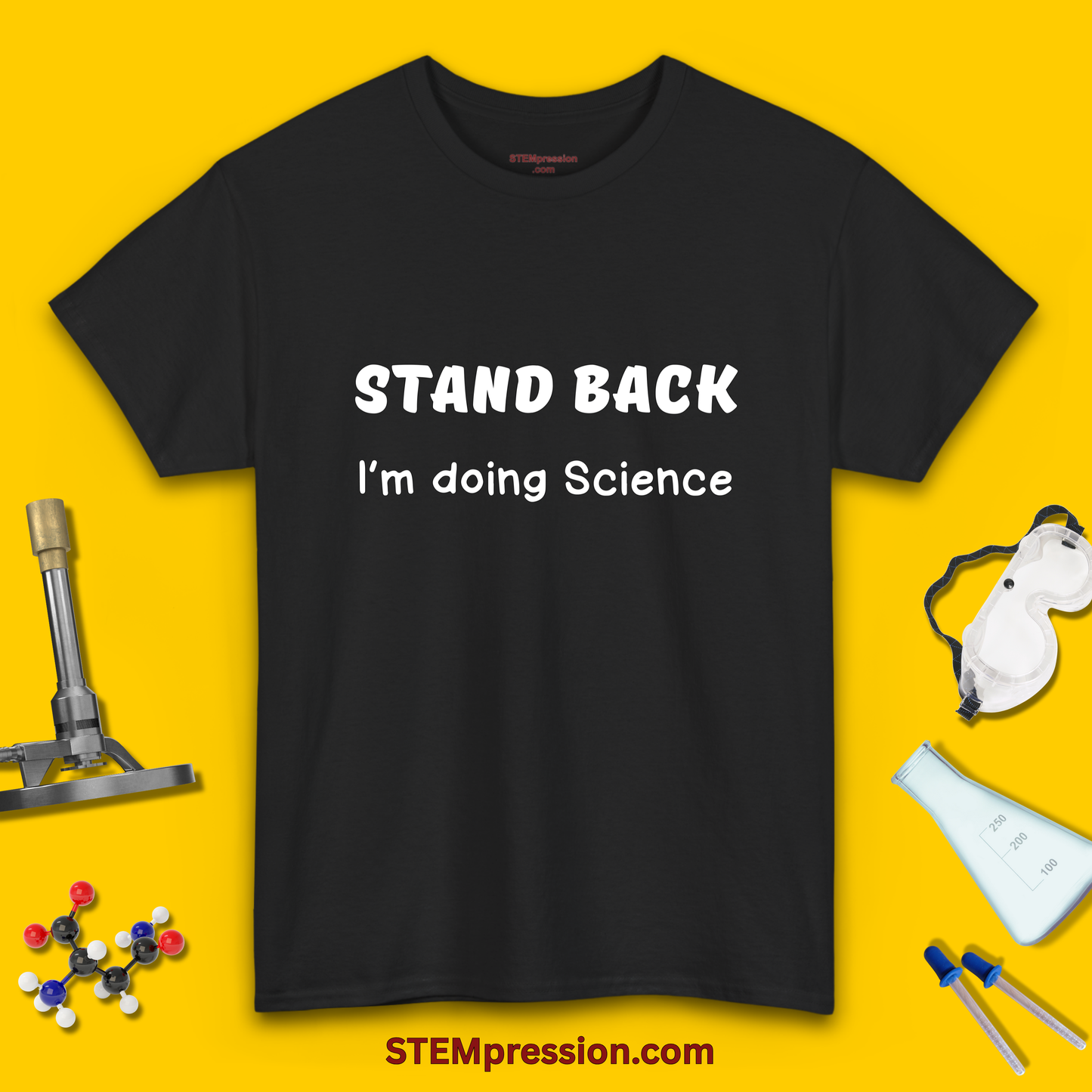 Stand Back I’m Doing Science - Unisex Cotton Tee