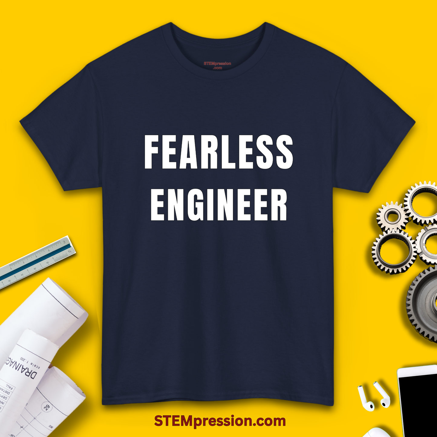 Fearless Engineer - Unisex Cotton Tee