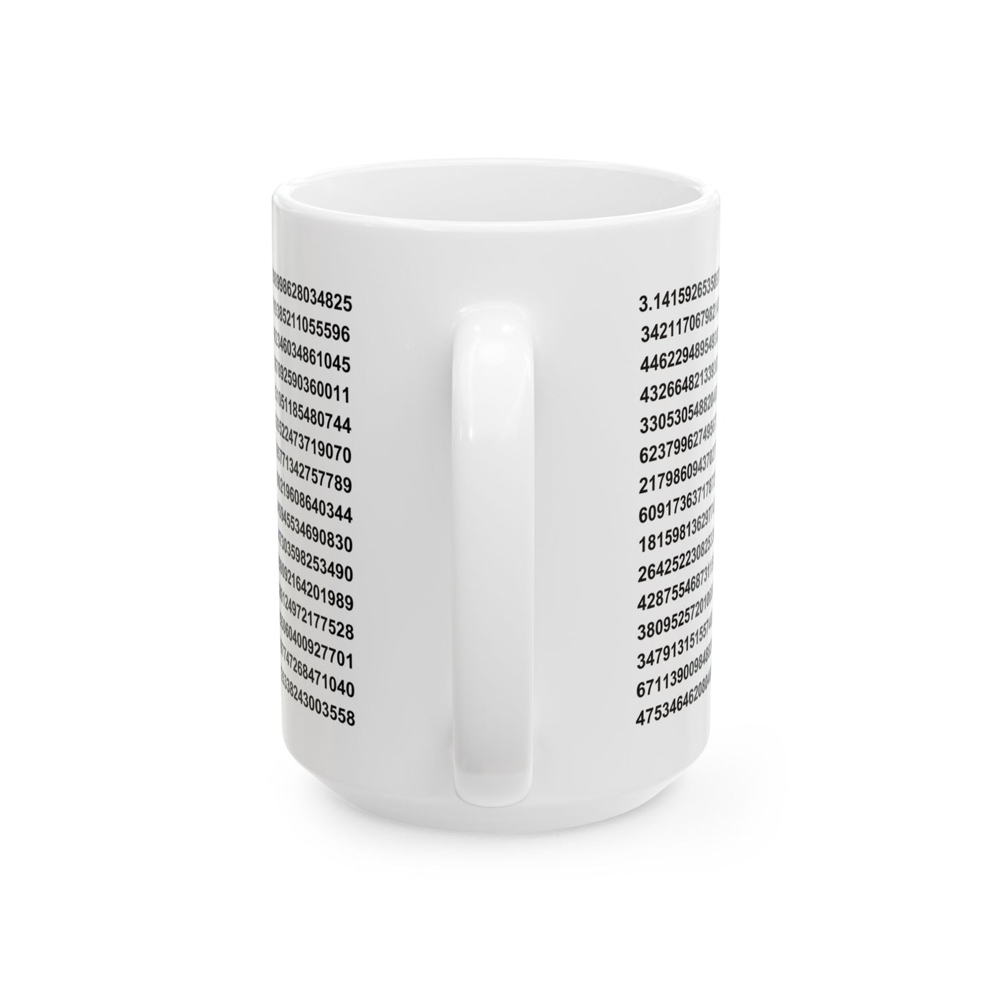 Pi Numerical Value - Ceramic Mug 11oz, 15oz