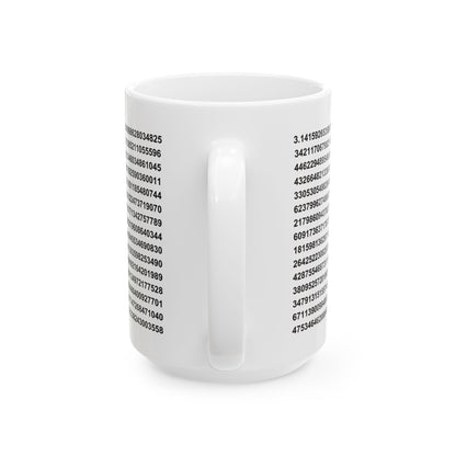 Pi Numerical Value - Ceramic Mug 11oz, 15oz