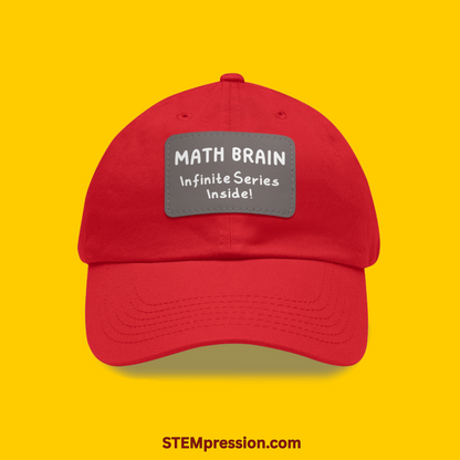Math Brain: Infinite Series Inside - Classic Cap w/ Leather Patch