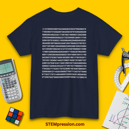 Pi Numerical Value - Unisex Cotton Tee