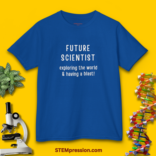 Future Scientist Exploring The World - Kids Cotton Tee